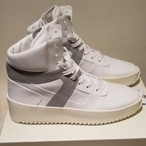 FEAR OF GOD White Basketball Sneakers